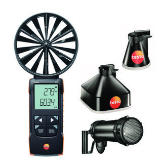 Vane anemometer testo 417, Funnel kit 2 | Description: testo 417 Funnel kit 2